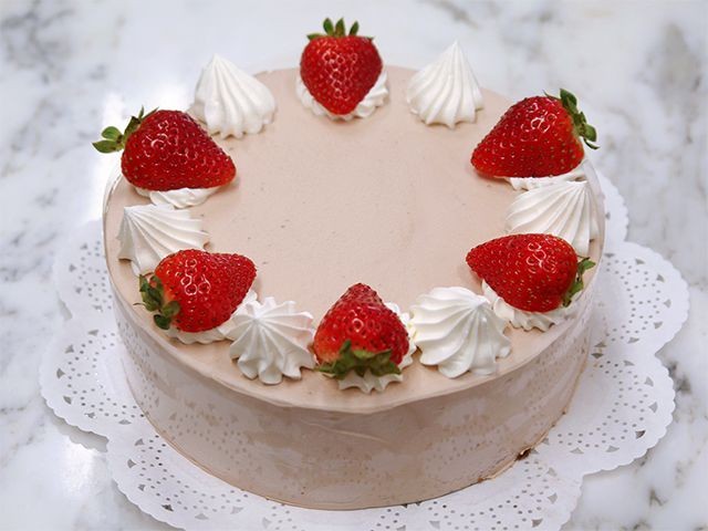 苺のチョコショート